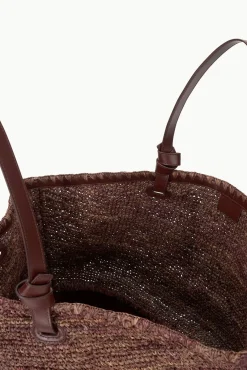 STAUD SQUILLO RAFFIA TOTE><noscript><img width=