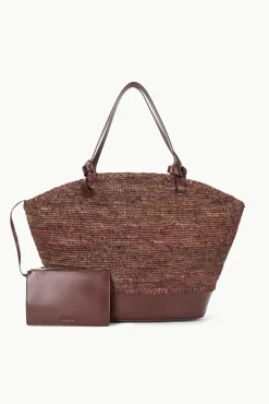 STAUD SQUILLO RAFFIA TOTE><noscript><img width=