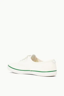 STAUD KEDS CHAMPION CANVAS WHITE GREEN><noscript><img width=