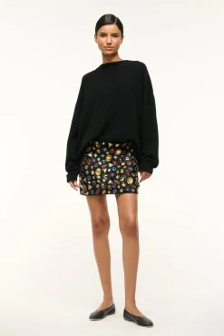 STAUD SUPERNOVA SKIRT BLACK CELESTIAL> Skirts|The Evening Edit