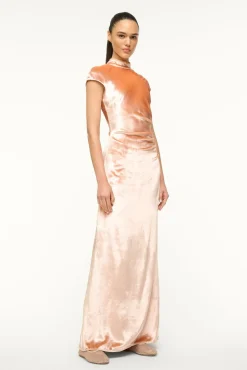 STAUD TINA DRESS ASH ROSE><noscript><img width=