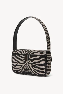 STAUD TOMMY BEADED BAG | BLACK WHITE><noscript><img width=