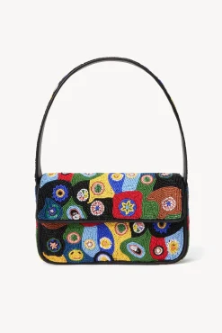 STAUD TOMMY BEADED BAG | BLACK MILLEFIORI> Shoulder|Beaded/novelty
