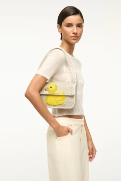 STAUD TOMMY BEADED BAG DUCKS NOT IN A ROW> Shoulder|Beaded/novelty