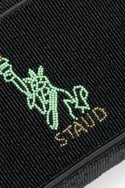 STAUD TOMMY BEADED BAG NYC SKYLINE><noscript><img width=