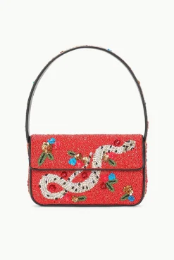 STAUD TOMMY BEADED BAG YEAR OF THE SNAKE> Beaded/novelty|Shoulder