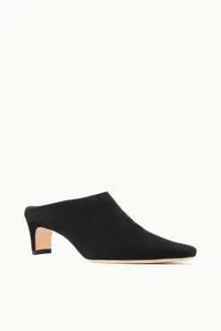 STAUD WALLY MULE BLACK SUEDE><noscript><img width=