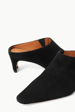 STAUD WALLY MULE BLACK SUEDE><noscript><img width=