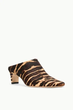 STAUD WALLY MULE LADY LEOPARD> Mules & Flats