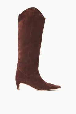STAUD WESTERN WALLY BOOT MAHOGANY> Boots