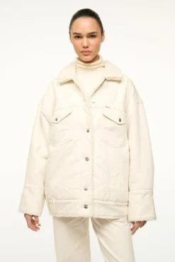 STAUD WRANGLER REVERSIBLE BIGGEST JEAN JACKET> Denim|Outerwear & Jackets