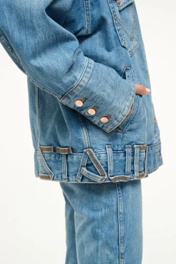 STAUD WRANGLER THE BIGGEST JEAN JACKET><noscript><img width=