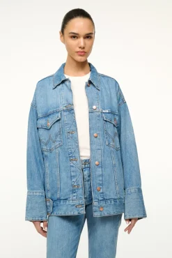 STAUD WRANGLER THE BIGGEST JEAN JACKET><noscript><img width=