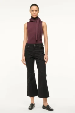 STAUD WRANGLER THE CROPPED BOOT JEAN> Denim|Pants & Shorts