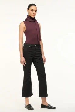 STAUD WRANGLER THE CROPPED BOOT JEAN> Denim|Pants & Shorts