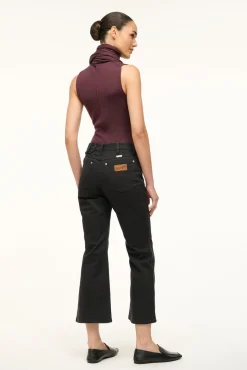 STAUD WRANGLER THE CROPPED BOOT JEAN><noscript><img width=