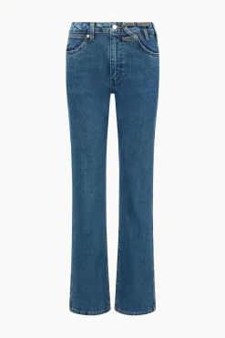 STAUD WRANGLER THE EVERYDAY JEAN INDIGO WASH><noscript><img width=