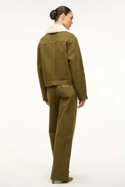 STAUD WRANGLER THE MINIMAL JACKET SERGEANT GREEN> Outerwear & Jackets