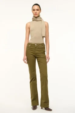 STAUD WRANGLER THE MUST SERGEANT GREEN> Denim|Pants & Shorts