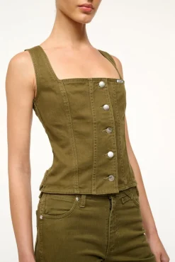 STAUD WRANGLER TRUCKER TOP SERGEANT GREEN><noscript><img width=