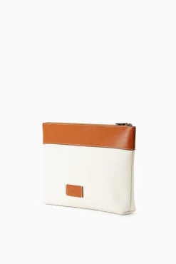 STAUD x C.BONZ CUSTOM DUCKIE ZIP POUCH | CREAM TAN><noscript><img width=