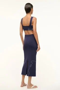 STAUD ZOLA TOP NAVY WHITE><noscript><img width=