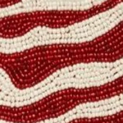 STAUD TOMMY BEADED BAG | SCARLET WHITE><noscript><img width=